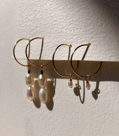 Tiny Freshwater Earrings