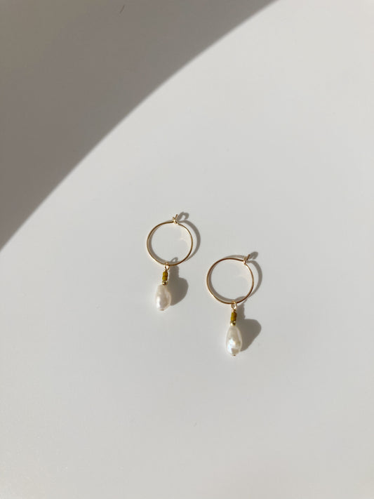 Olive earrings