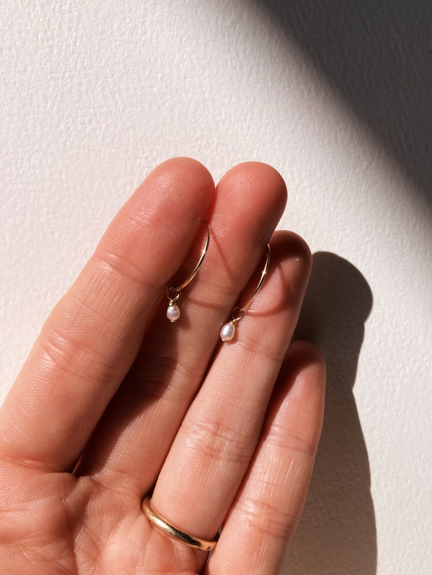 Tiny Freshwater Earrings