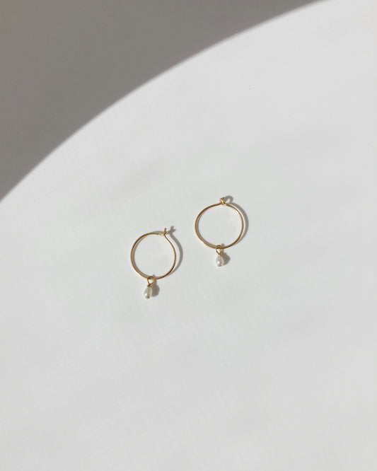 Tiny Freshwater Earrings